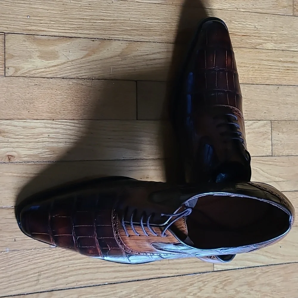 Two tone alligator shoes - Picture 2 of 4